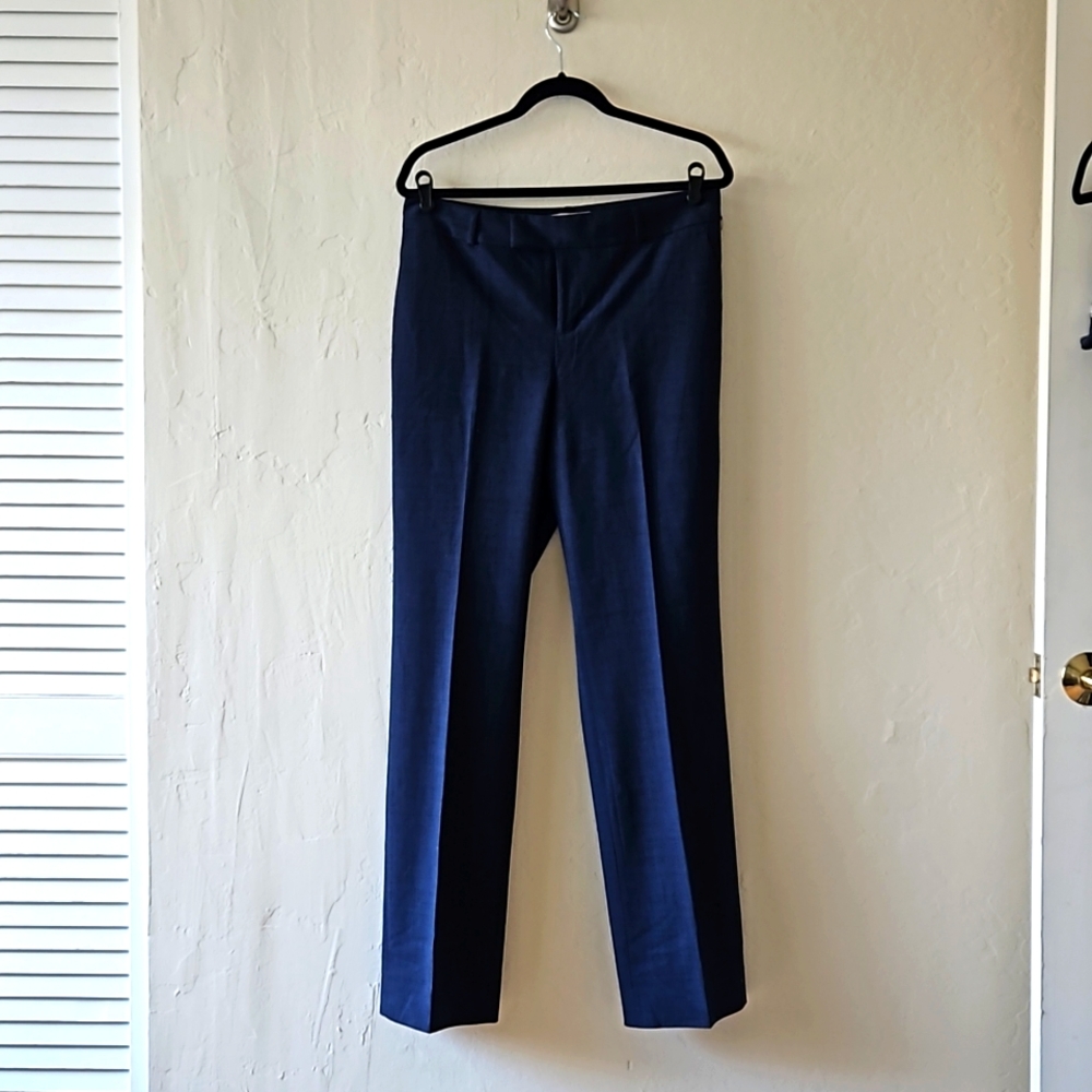 Banana Republic Martini Cut Navy Trousers